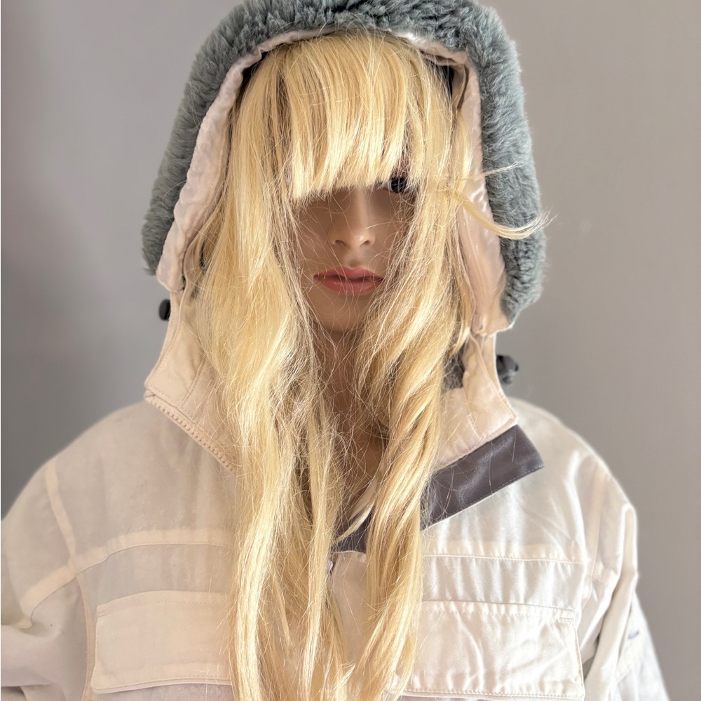 Women's Gray Hooded Jacket